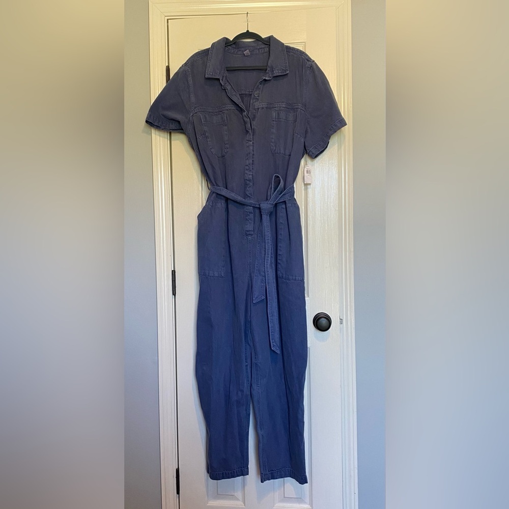 Old Navy Blue Denim Romper